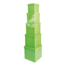Boxes cube 5pcs./set - Material: nested paper - Color:...