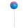 Cake pops mit Stiel Styropor     Groesse: Ø 14cm, 40cm    Farbe: blau/pink