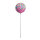 Cake pops mit Stiel Styropor     Groesse: Ø 14cm, 40cm    Farbe: pink/bunt