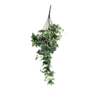 Ivy bush with 178 leaves, artificial silk     Size: 90x30cm    Color: green/white