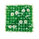 Grass tile »Anemones« PVC, artificial silk...