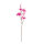Magnolia twig 4 blossoms, 2 buds, artificial silk     Size: 100cm    Color: pink