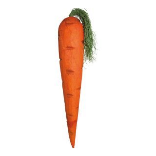 Carrot styrofoam covered with paper     Size: 80x16cm    Color: orange/green