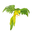 Parrot  - Material: paper - Color: green - Size: 50x40cm