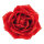 Rose head  - Material: artificial silk - Color: red - Size: Ø 40cm