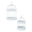 Bird cage 2pcs./set, hexangular, metal     Size: H:40cm...