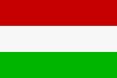 Flagge, Abmessung: 90x150cm,  Farbe: Ungarn