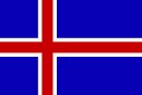Flagge, Abmessung: 90x150cm,  Farbe: Island Iceland
