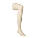 Orthopädisches Bein eines Herren zur Darstellung von Bandagen oder Schienen, Farbe ivory