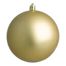Weihnachtskugel-Kunststoff  Größe:Ø 20cm,  Farbe: gold matt