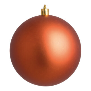 Christmas bauble copper matt 6 pcs./blister - Material:  - Color:  - Size: Ø 8cm