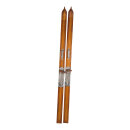 Ski set set with 2 pieces - Material: wood - Color: brown...