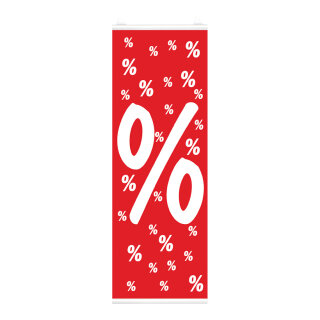 Poster % Symbol  - Material: paper - Color:  - Size: 48x138cm