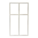 Fensterrahmen  Größe: 71x40x2,5cm, Farbe: weiß