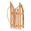 Mini-Schlitten Holz, mit Ziehschnur     Groesse: 20x9x5cm...
