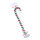 Candy cane  - Material: plastic - Color: white/red/green - Size:  X 60cm