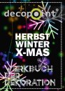 Dekokatalog Herbst-Winter-Weihnachten  - Themen: Halloween, Silvester, uvm.