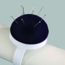 Arm pin cushion  - Material: with clasp - Color: white/purple - Size: Ø 6cm