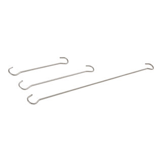 Deckenhaken 100Stck./Satz, Metall     Groesse: 30cm    Farbe: silber