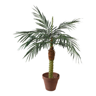 Phoenix-Palme im Topf, 8-fach, 328 Blätter, Größe:  Farbe: grün   #