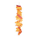 Ahornblattgirlande PVC Abmessung: 180cm Farbe: orange/braun