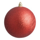 Weihnachtskugel mit festem Glitter, aus Kunststoff...