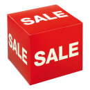 Cube "SALE"  - Material: cardboard - Color:...