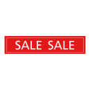 Sticker "Sale" foil - Material:  - Color: red...