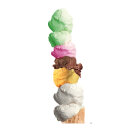Banner Ice Cream Stoff Größe:190x90 cm Farbe:bunt #