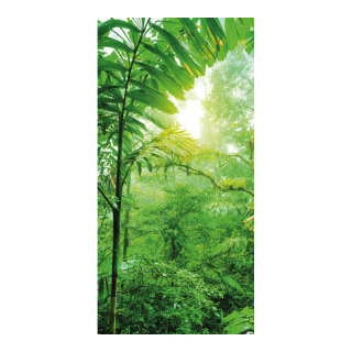 Banner "Rainforest" fabric - Material:  - Color: green - Size: 180x90cm