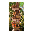 Banner "Sign Post in Dschungel" paper - Material:  - Color: multicoloured - Size: 180x90cm