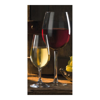 Banner "Wine Tasting" paper - Material:  - Color: multicoloured - Size: 180x90cm