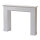 Fireplace wood - Material: to be assembled - Color: white - Size: 120x90x20cm