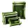 Crates wood, 5 pcs./set, nested     Size: from 37x28.5x15.5cm to 21x12.5x9.5 cm    Color: dark green