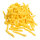 Pommes frites Kunststoff, 100 Stk./Beutel     Groesse: 6 cm lang    Farbe: gelb