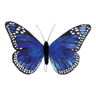 Butterfly feathers - Material:  - Color: blue - Size: 18x30 cm