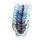 Schmetterling Federn, 12-tlg.     Groesse: 12x7 cm    Farbe: blau     #