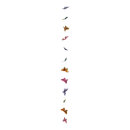 Schmetterlingsgirlande Federn Größe:180 cm Farbe: bunt