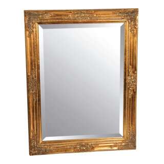 Mirror wood - Material:  - Color: gold - Size: 84x64 cm