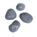 Stones synthetic material, 4 pcs./set 10-12 cm Color: grey
