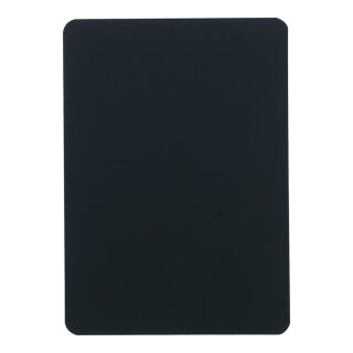 Tafellackplatte PVC Abmessung: 14,8x21 cm (BxH) Farbe: schwarz #