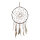 Dreamcatcher feather/pearls - Material: leather braid - Color: brown/natural - Size: Ø 55 cm