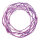 Willow wreath natural material - Material:  - Color: violet - Size: Ø 35 cm