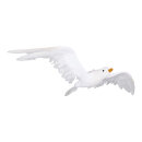 Seagull flying, styrofoam with cellulose     Size:...