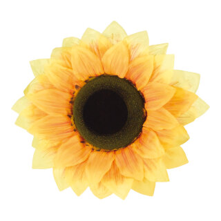Sonnenblumenkopf Kunstseide Abmessung: Ø 50cm Farbe: gelb/natur