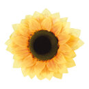 Sunflower head  - Material: artificial silk - Color:...