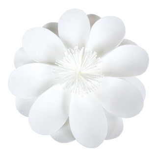 Water lily  - Material: made of foam - Color: white - Size: Ø 40cm