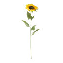 Sunflower artificial silk, Ø25cm blossom 110cm Color: yellow