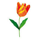 Tulpe am Stiel,  Größe: Ø 20cm, Farbe: orange