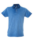 Leeds Man Polo Shirt, blau, Gr. L
